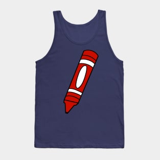 Red Crayon Tank Top